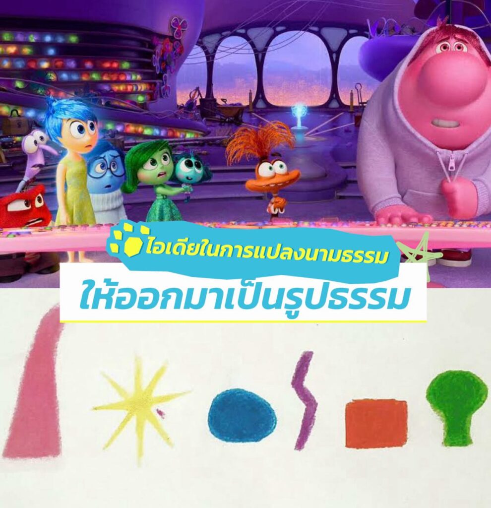 ไอเดียการแปลงนามธรรม ให้ออกมาเป็นรูปธรรม #มหัศจรรย์อารมณ์อลเวง2 #InsideOut2TH #InsideOut2 