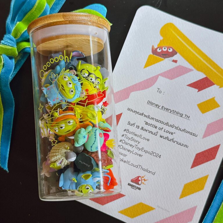 Bottle of Love“ ขวดตักดิสนีย์ Stitch & Alien Toy Story ภายในงาน Disney Toy Expo 2024