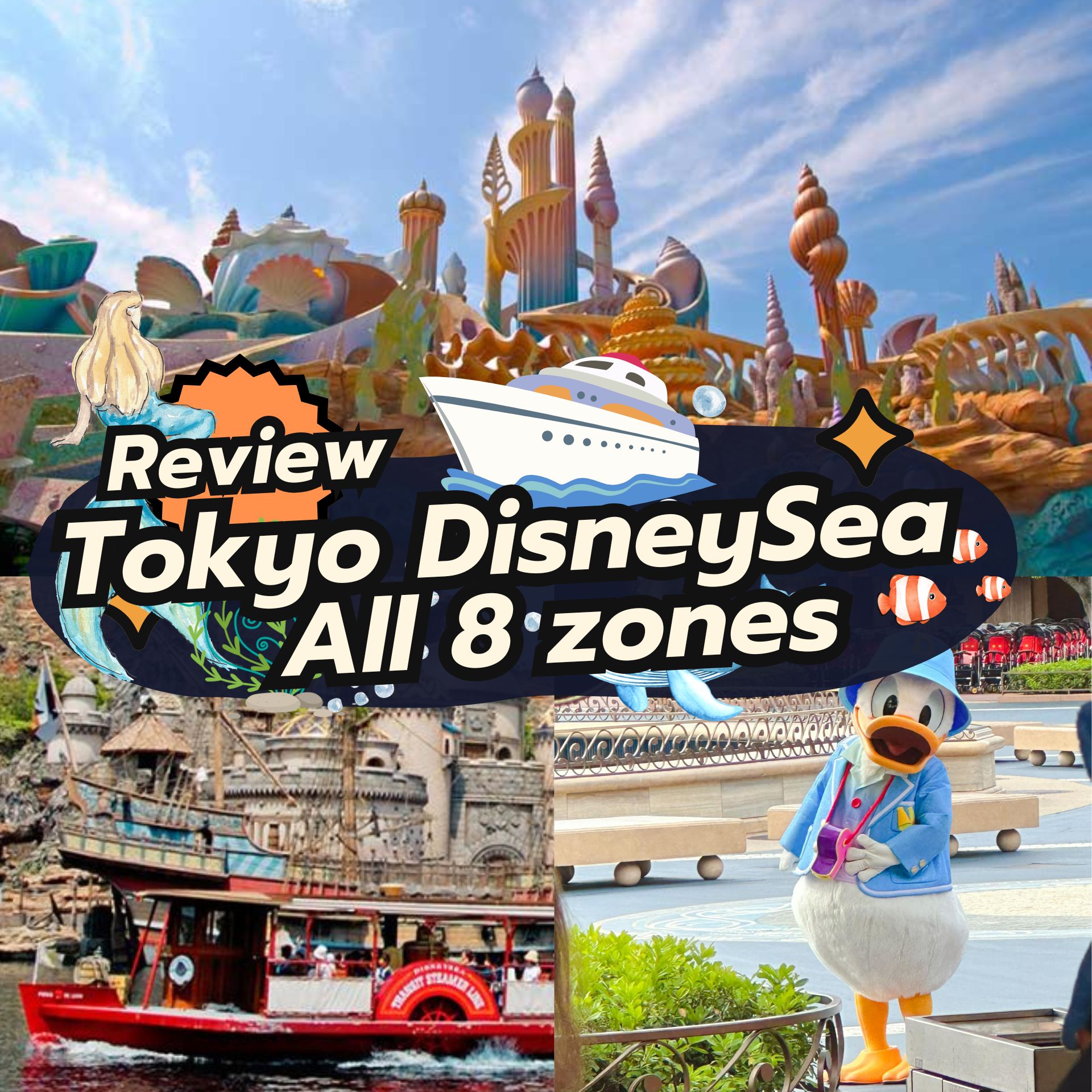 What rides can you play in Tokyo DisneySea ? Let’s see!!