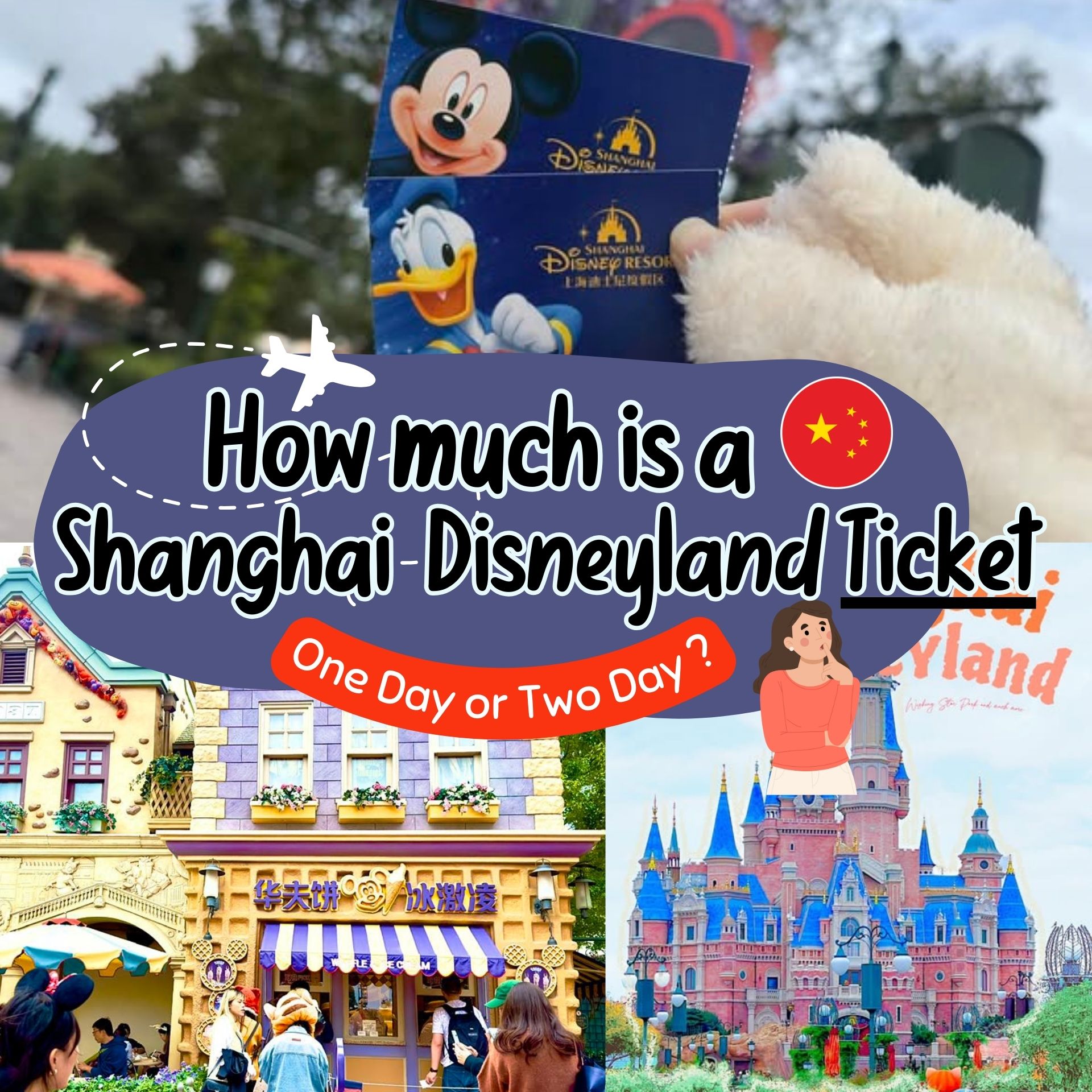 How much is a Shanghai Disneyland tickets ?