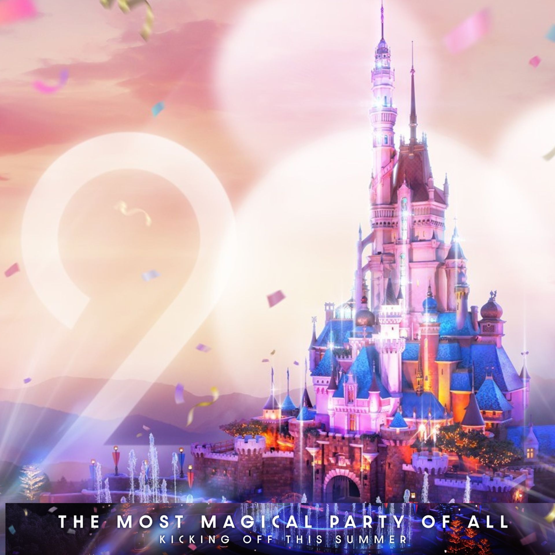 ฮ่องกงดิสนีย์แลนด์รีสอร์ท เฉลิมฉลองครบรอบ 20 ปี ! ในธีม “The Most Magical Party of All”