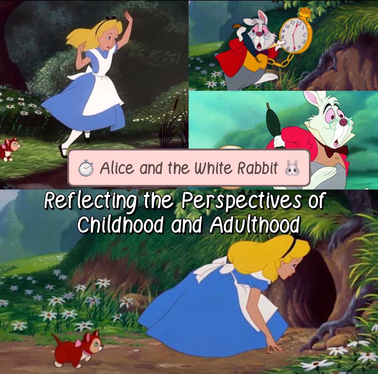 Alice and the White Rabbit: Life Philosophy Reflected Through Opposing Archetypes