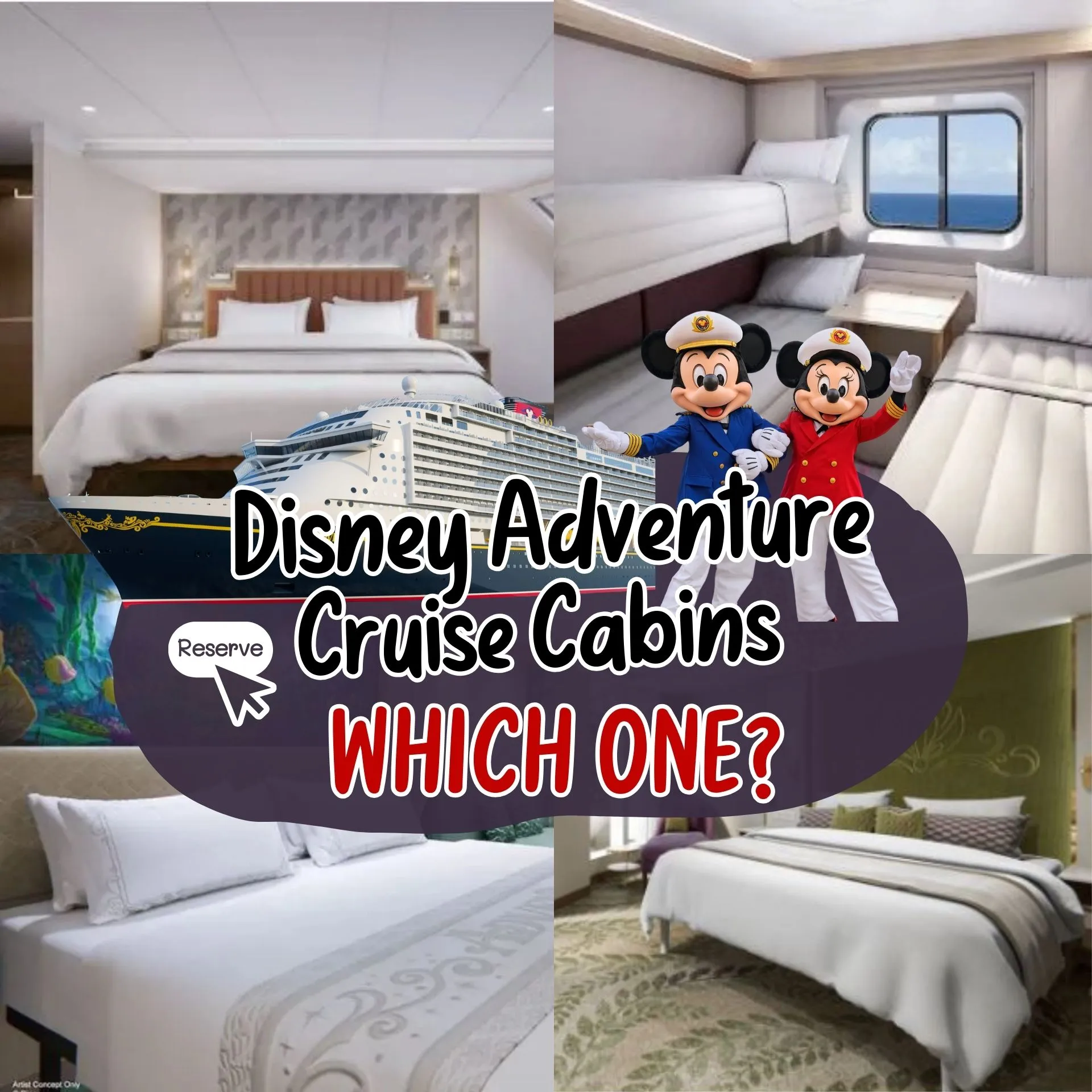 Disney Adventure Cruise Cabins: Which Room Should You Choose?